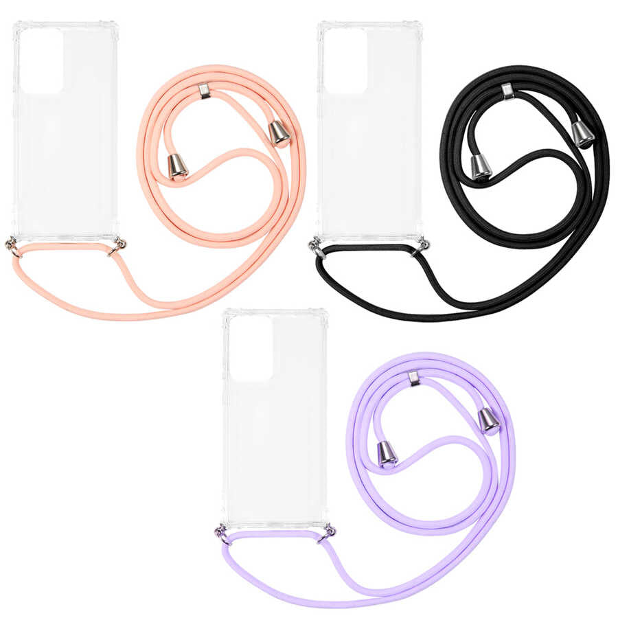 Galaxy Note 20 Ultra Kılıf Zore X-Rop Kapak Renksiz