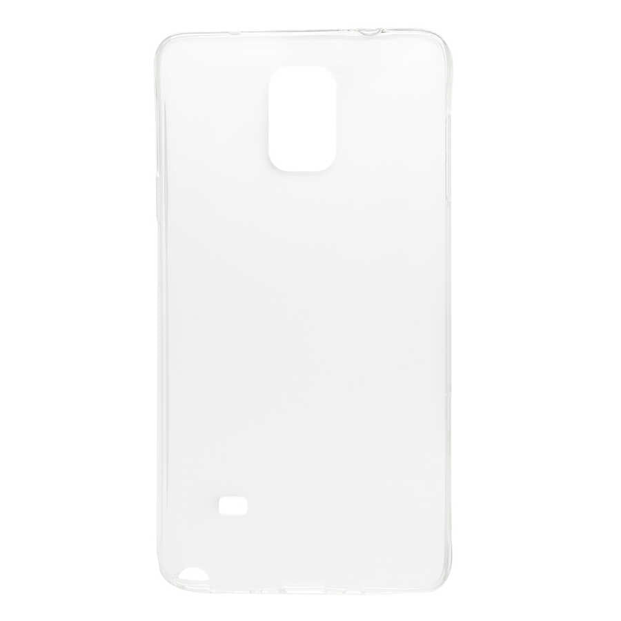 Galaxy Note 4 Kılıf Zore Süper Silikon Kapak Renksiz