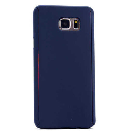 Galaxy Note 5 Kılıf Zore 360 3 Parçalı Rubber Kapak Siyah