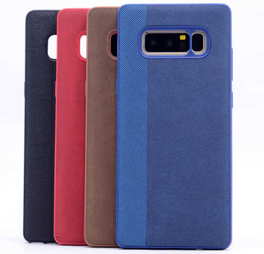 Galaxy Note 8 Kılıf Zore City Silikon Siyah