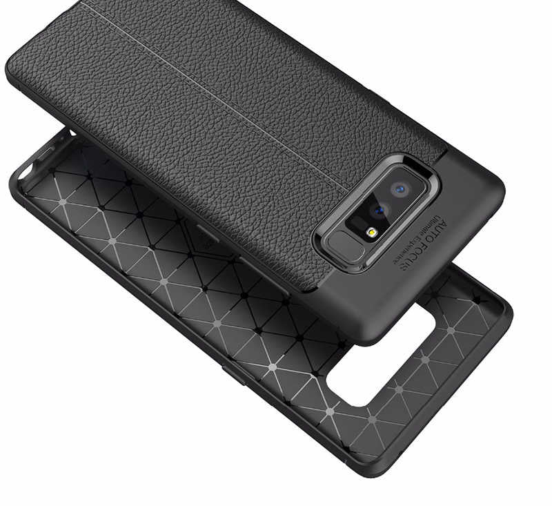 Galaxy Note 8 Kılıf Zore Niss Silikon Kapak Gri