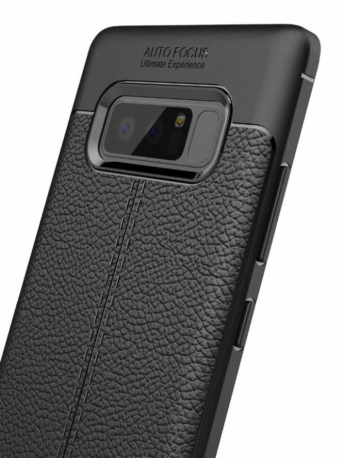 Galaxy Note 8 Kılıf Zore Niss Silikon Kapak Siyah