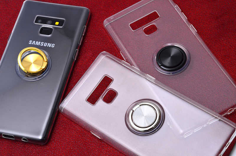 Galaxy Note 9 Kılıf Zore Les Silikon Mavi