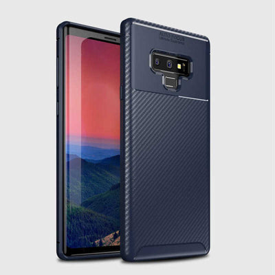 Galaxy Note 9 Kılıf Zore Negro Silikon Kapak Kahverengi