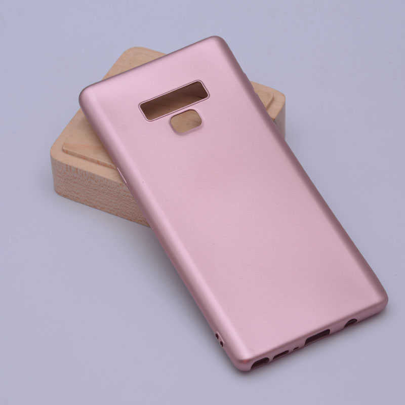 Galaxy Note 9 Kılıf Zore Premier Silikon Kapak Rose Gold