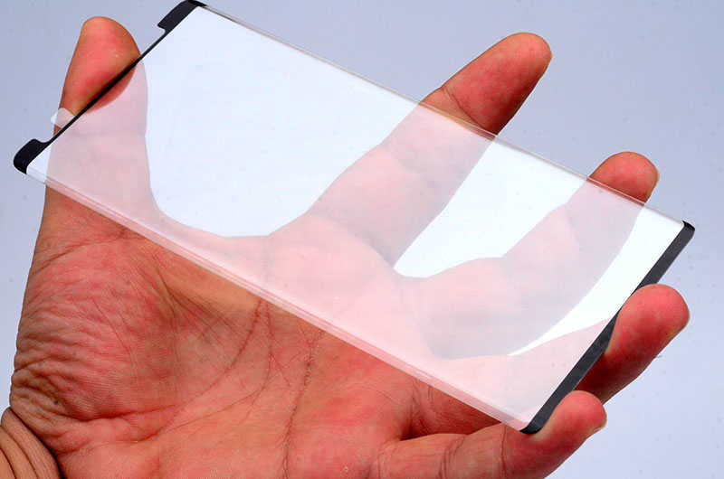 Galaxy Note 9 Zore Kısa Cam Ekran Koruyucu Siyah
