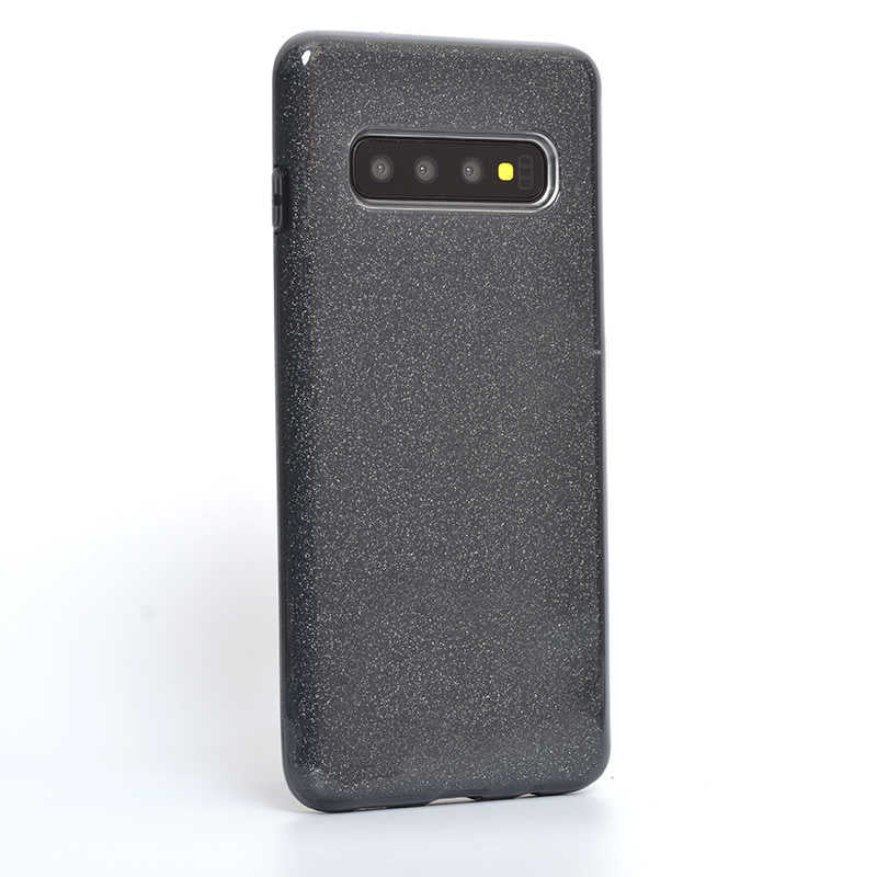 Galaxy S10 Kılıf Zore Shining Silikon Mavi