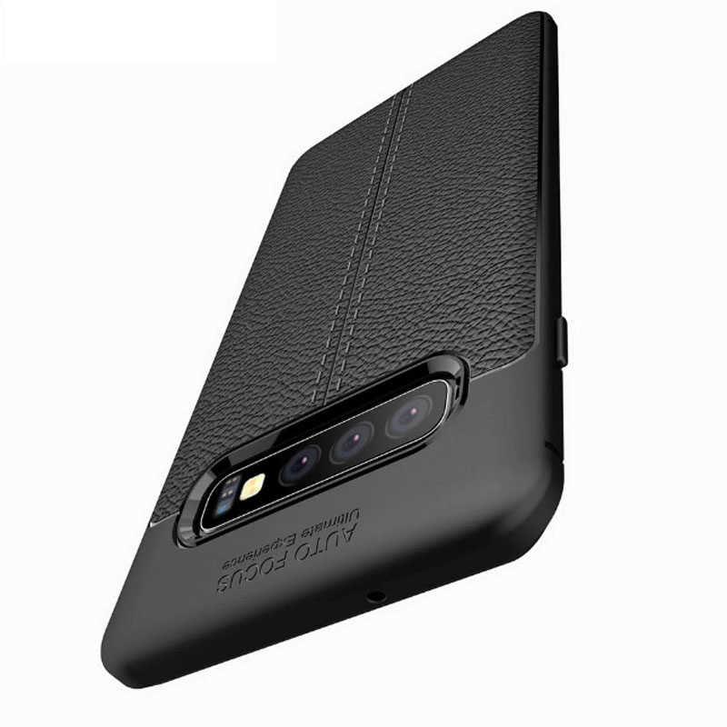Galaxy S10 Plus Kılıf Zore Niss Silikon Kapak Kırmızı