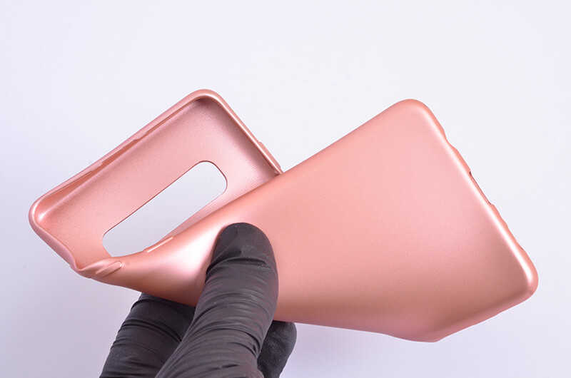 Galaxy S10 Plus Kılıf Zore Premier Silikon Kapak Saks Mavi