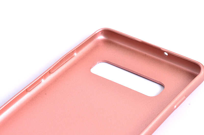 Galaxy S10 Plus Kılıf Zore Premier Silikon Kapak Saks Mavi