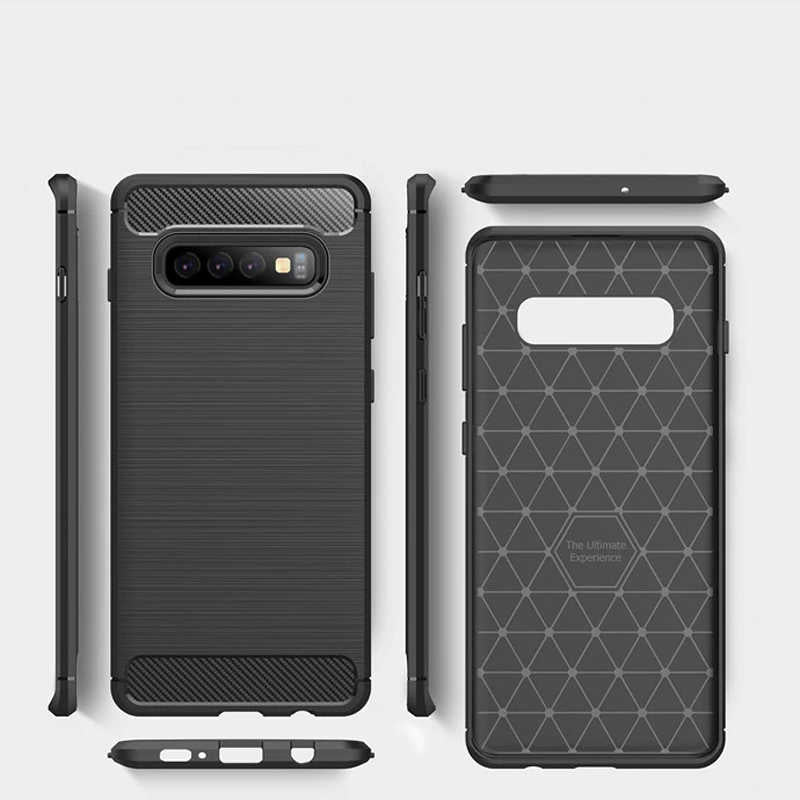 Galaxy S10 Plus Kılıf Zore Room Silikon Kapak Gri