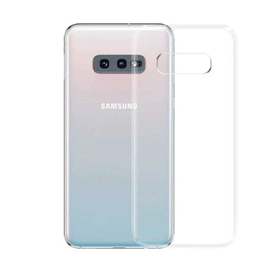 Galaxy S10E Kılıf Zore Süper Silikon Kapak Renksiz