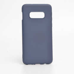 Galaxy S10E Kılıf Zore İnci Silikon Lacivert