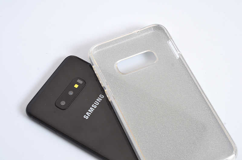 Galaxy S10E Kılıf Zore Shining Silikon Kırmızı