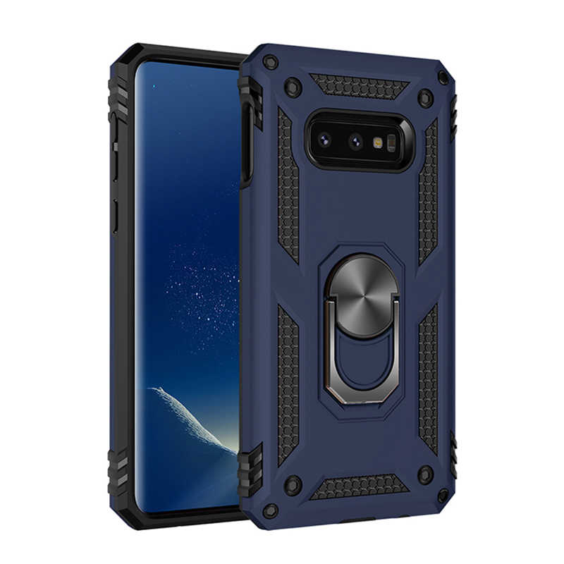 Galaxy S10E Kılıf Zore Vega Kapak Mavi