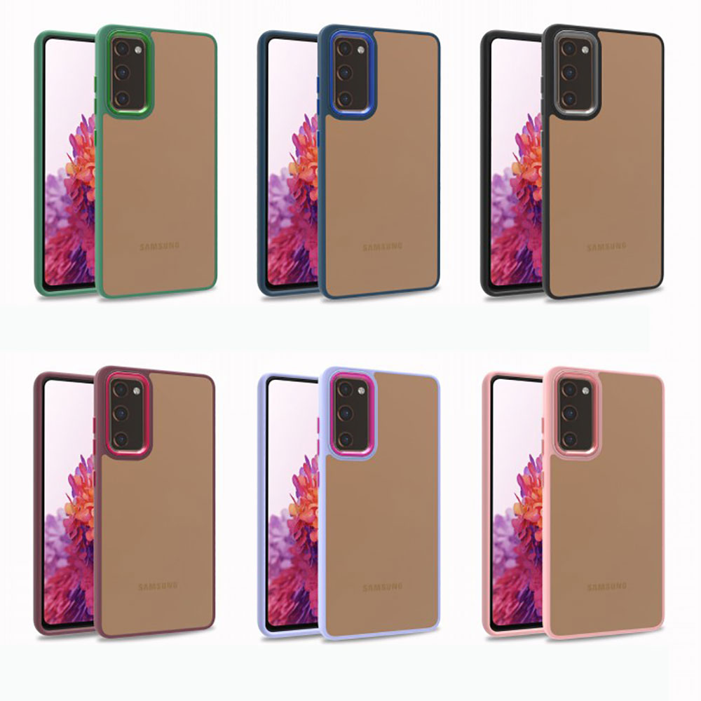 Galaxy S20 FE Kılıf Zore Flora Kapak Mavi