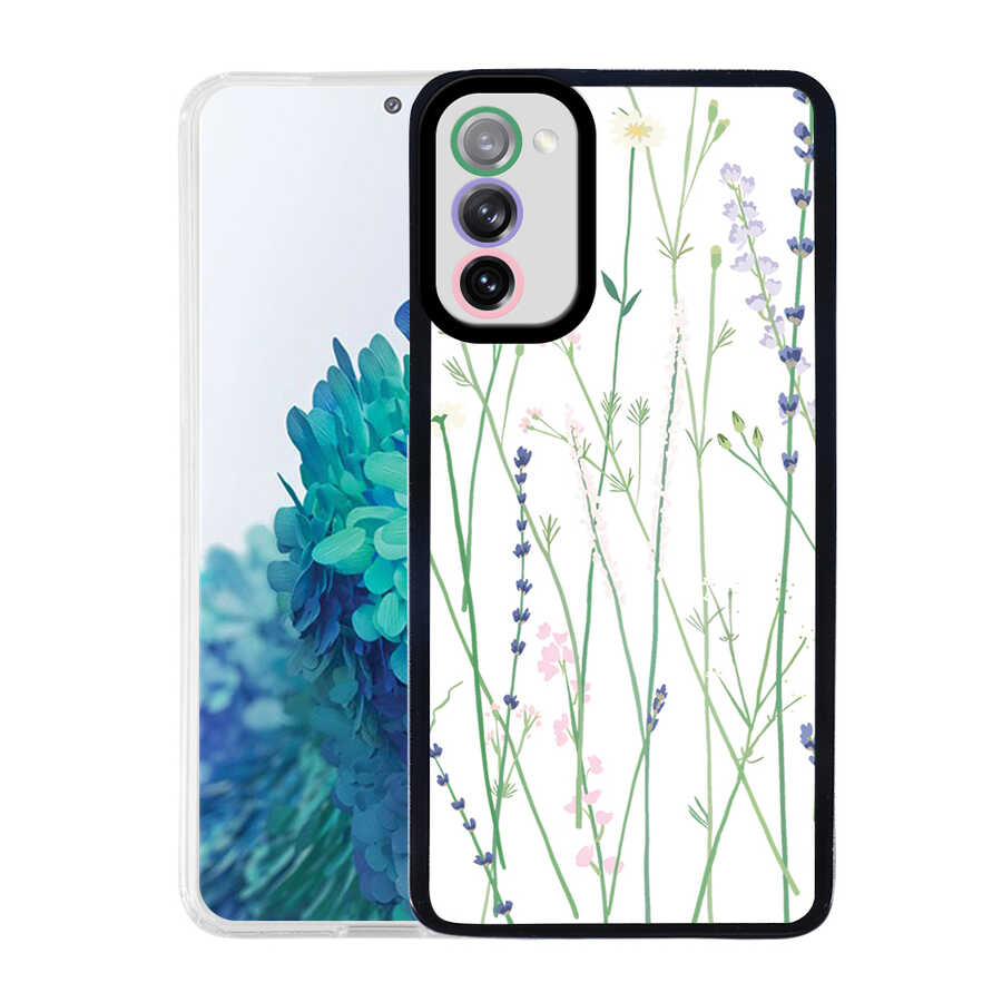 Galaxy S20 FE Kılıf Zore M-Fit Desenli Kapak Flower No4