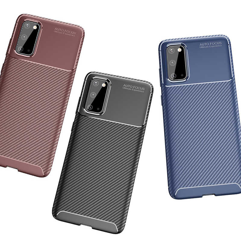 Galaxy S20 Kılıf Zore Negro Silikon Kapak Lacivert