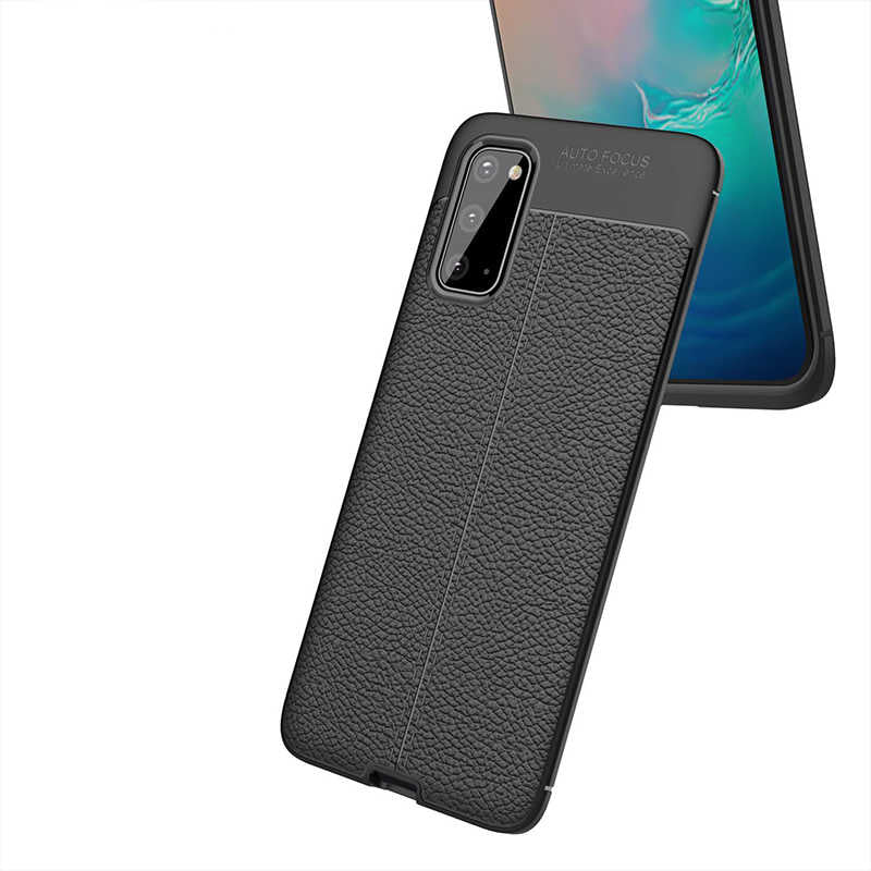 Galaxy S20 Kılıf Zore Niss Silikon Kapak Kırmızı