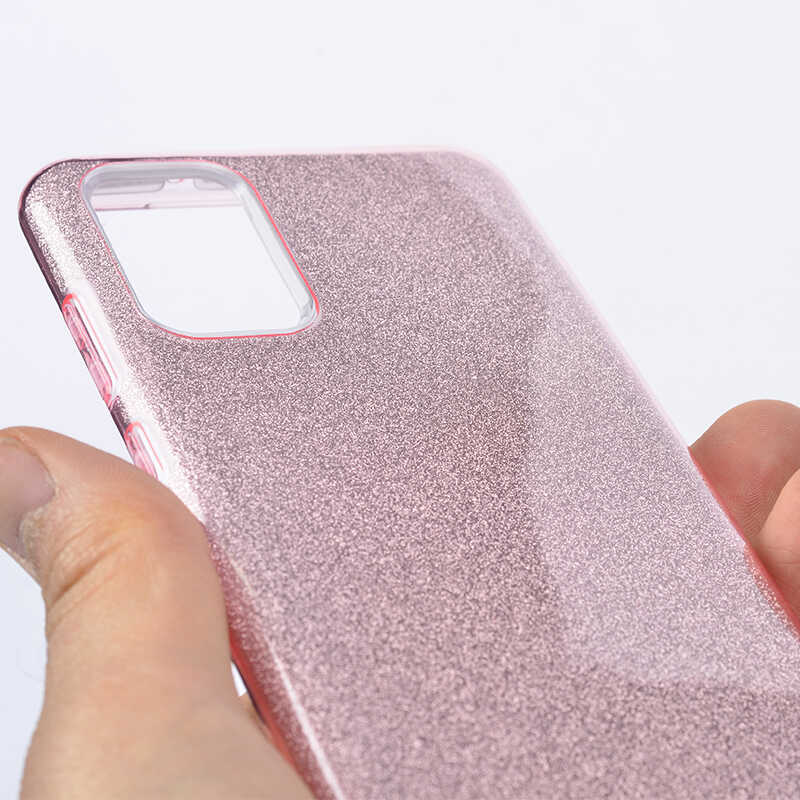 Galaxy S20 Plus Kılıf Zore Shining Silikon Siyah