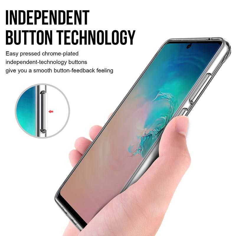 Galaxy S20 Ultra Kılıf Zore Gard Silikon Renksiz