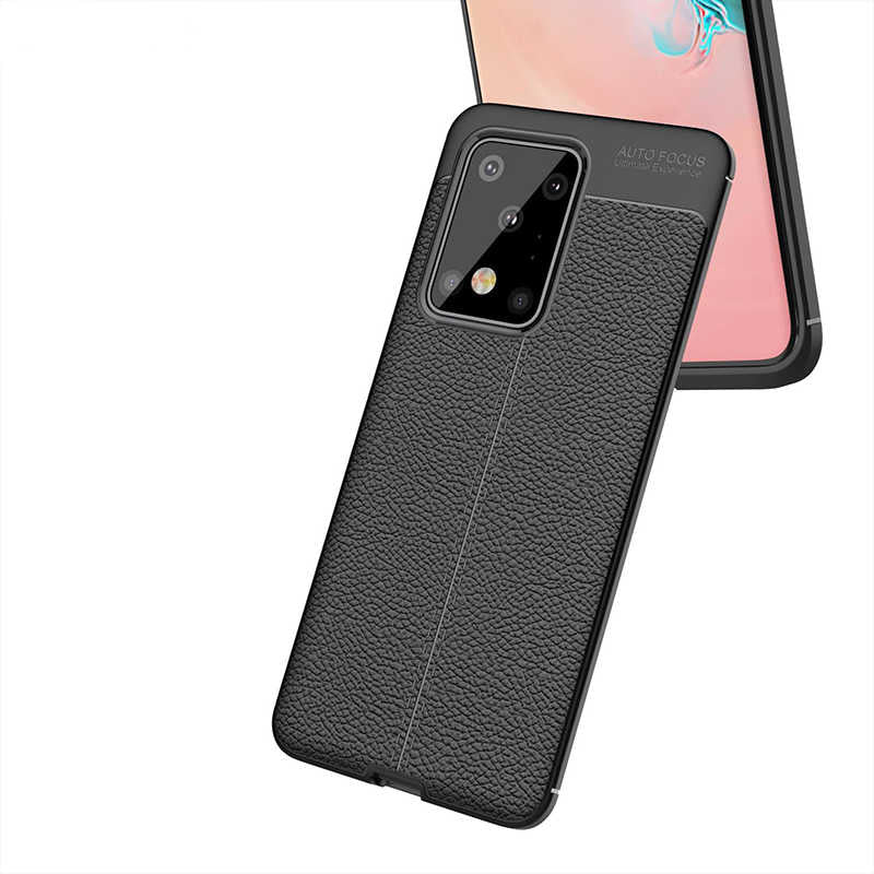 Galaxy S20 Ultra Kılıf Zore Niss Silikon Kapak Lacivert