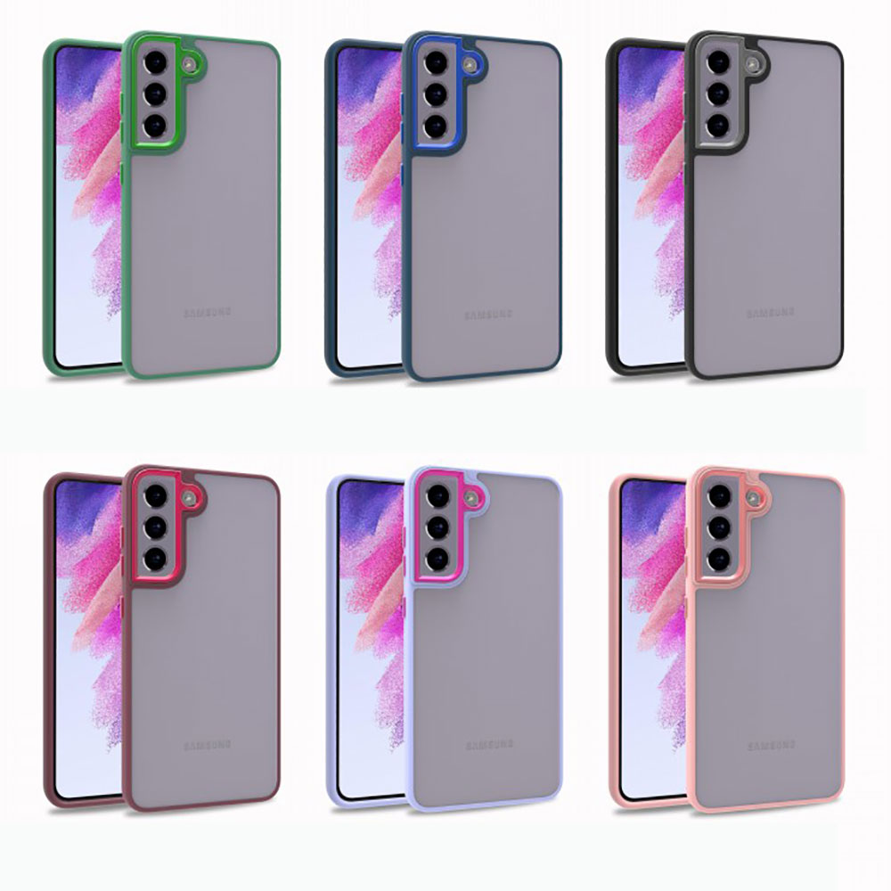 Galaxy S21 FE Kılıf Zore Flora Kapak Siyah