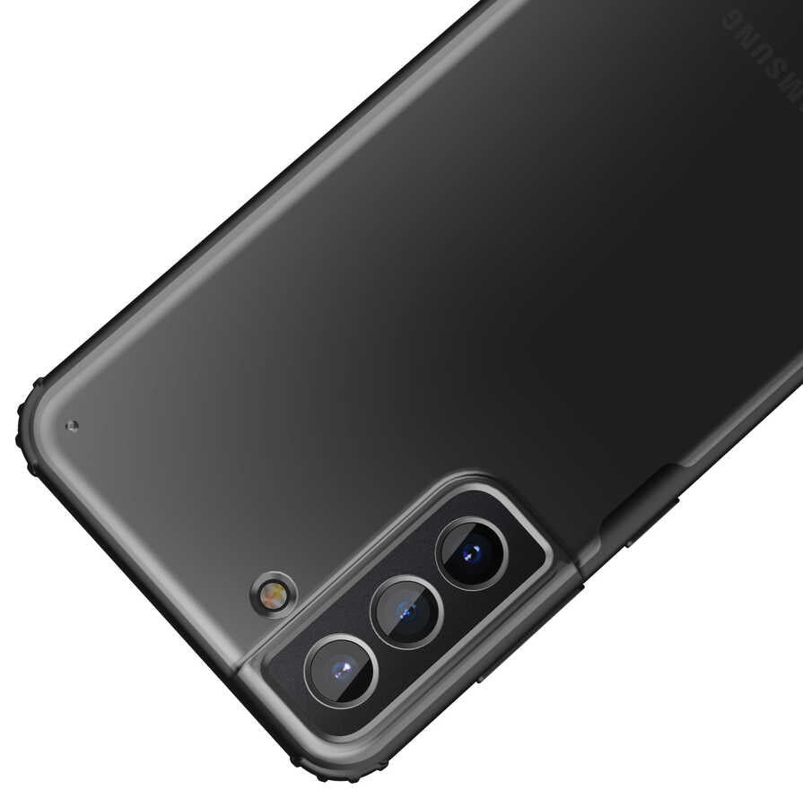 Galaxy S21 FE Kılıf Zore Volks Kapak Siyah