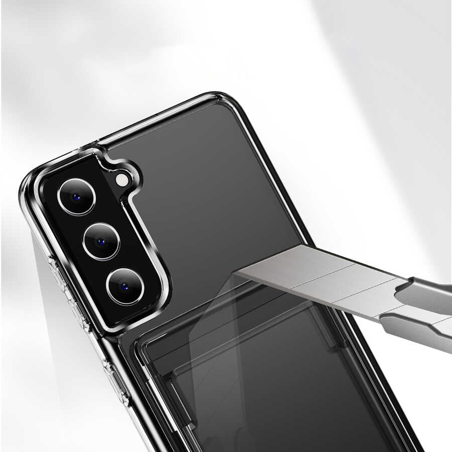 Galaxy S21 Kılıf Zore Ensa Kapak Renksiz