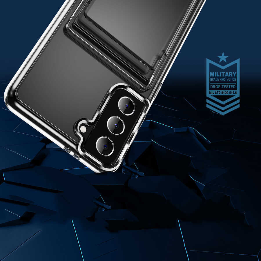 Galaxy S21 Kılıf Zore Ensa Kapak Renksiz