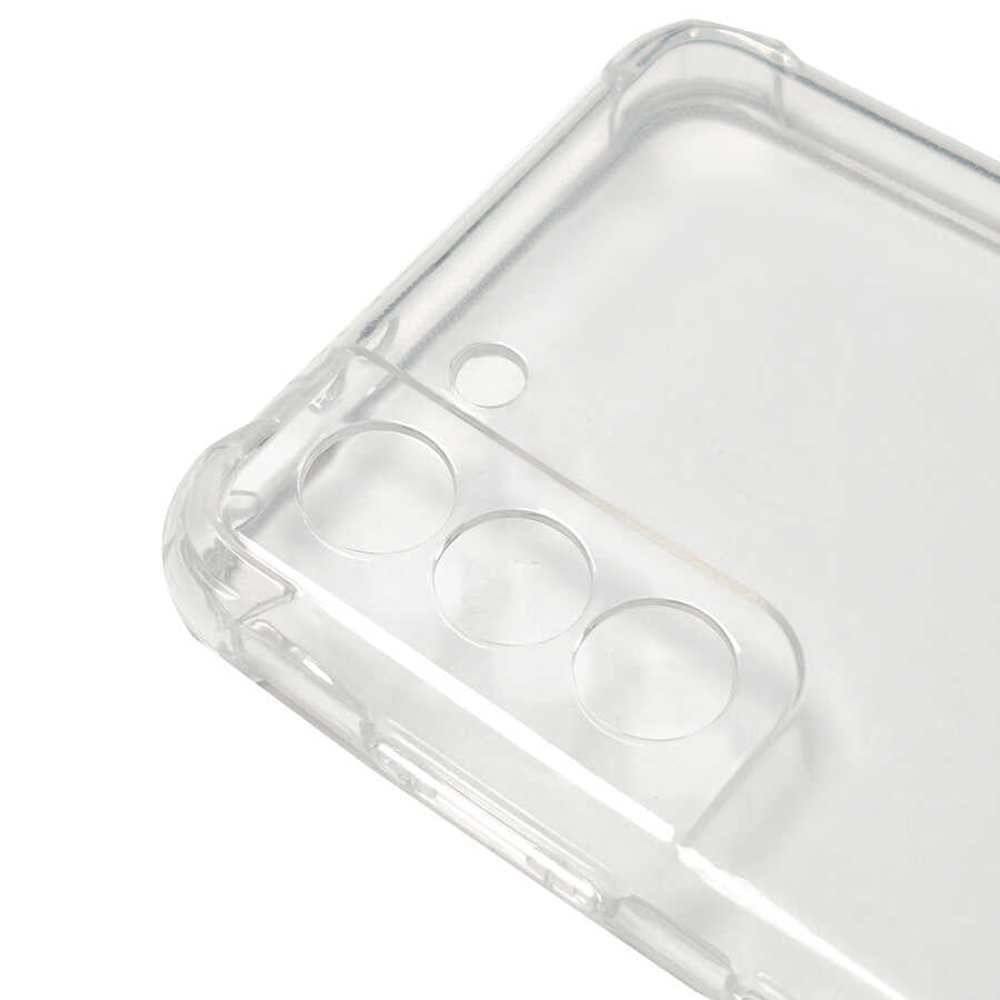 Galaxy S21 Kılıf Zore Kamera Korumalı Nitro Anti Shock Silikon Renksiz