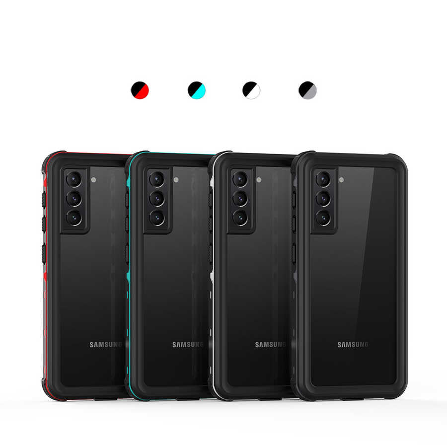 Galaxy S21 Plus Kılıf 1-1 Su Geçirmez Kılıf Siyah