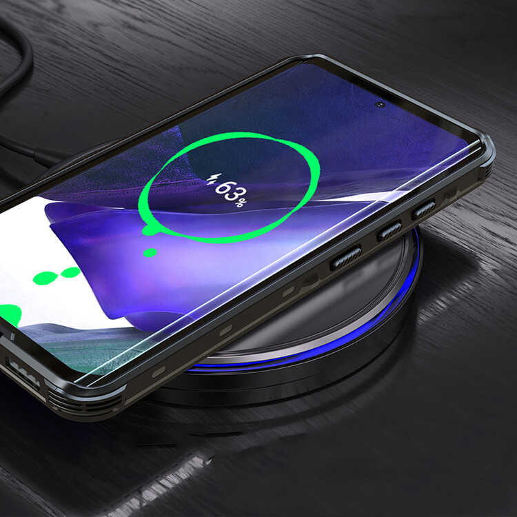 Galaxy S21 Ultra Kılıf 1-1 Su Geçirmez Kılıf Siyah