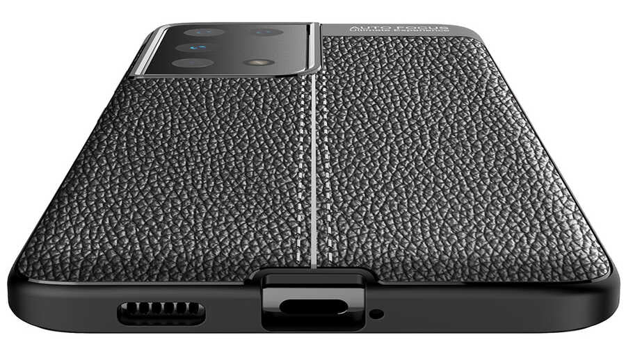 Galaxy S21 Ultra Kılıf Zore Niss Silikon Kapak Lacivert