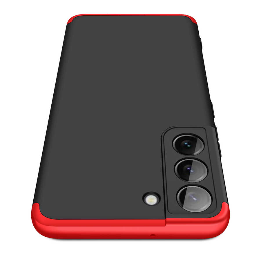 Galaxy S22 Kılıf Zore Ays Kapak Kırmızı