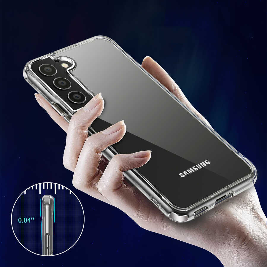 Galaxy S22 Kılıf Zore Forst Kapak Renksiz