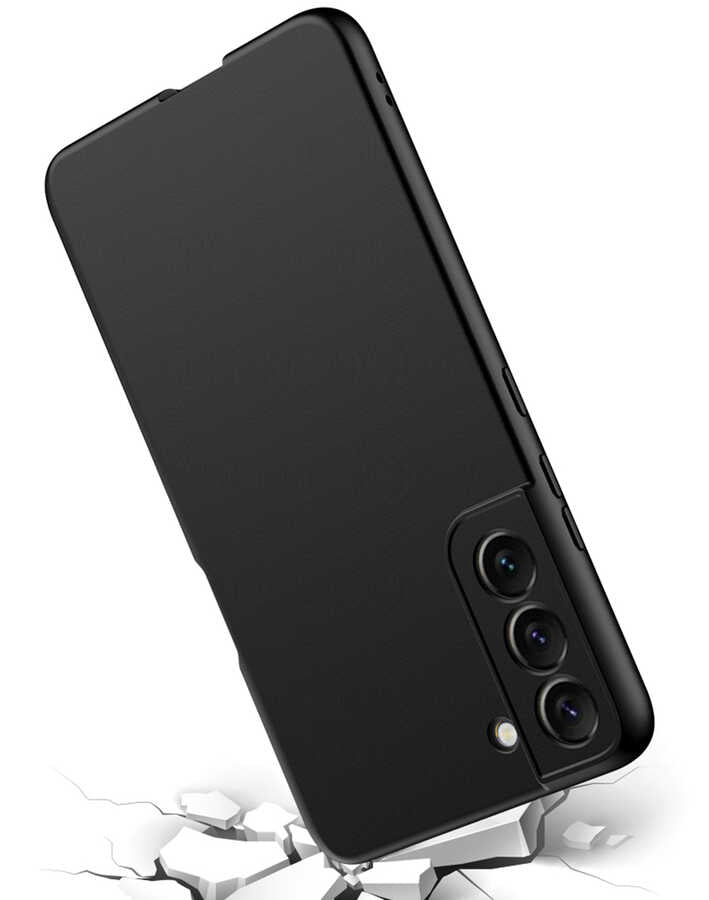 Galaxy S22 Kılıf Zore Kalemli Kıpta Kapak Siyah