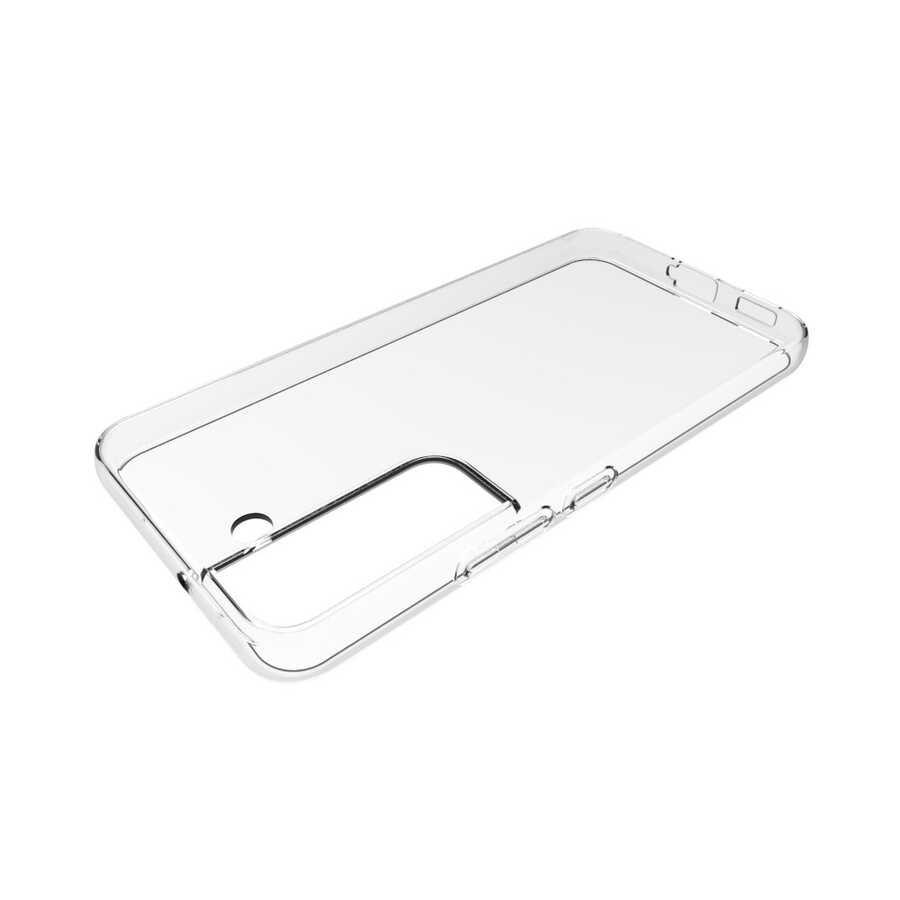 Galaxy S22 Kılıf Zore Süper Silikon Kapak Renksiz