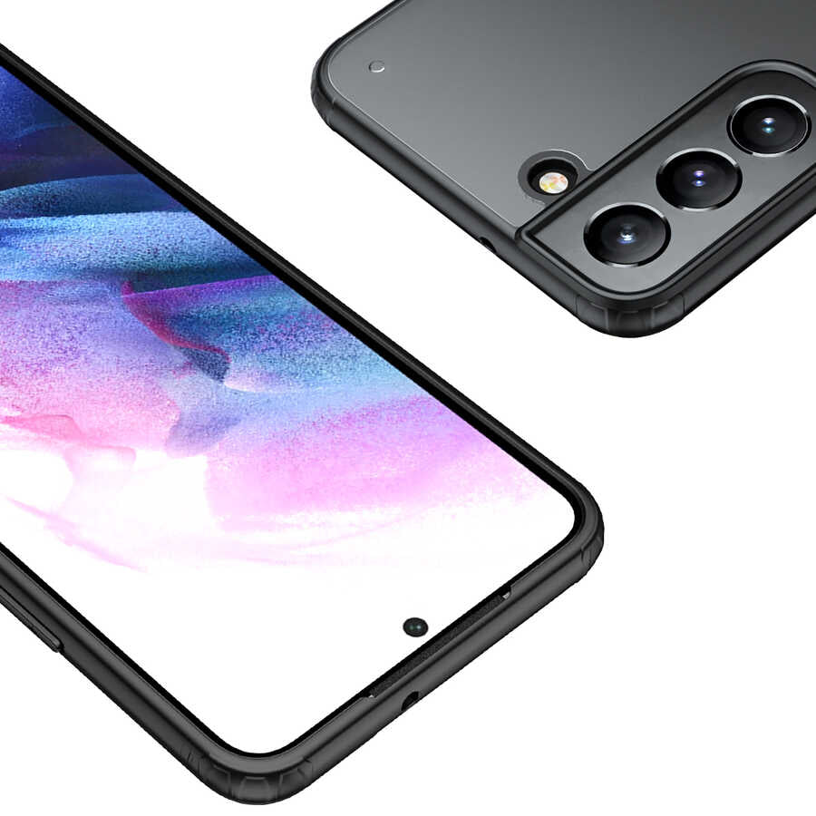 Galaxy S22 Kılıf Zore Volks Kapak Lacivert