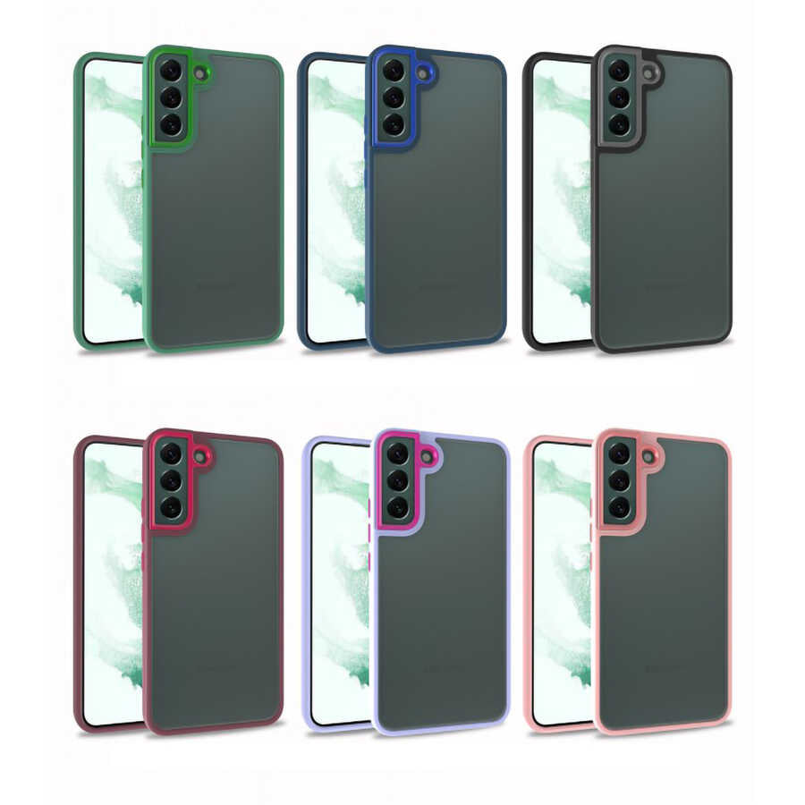 Galaxy S22 Plus Kılıf Zore Flora Kapak Siyah