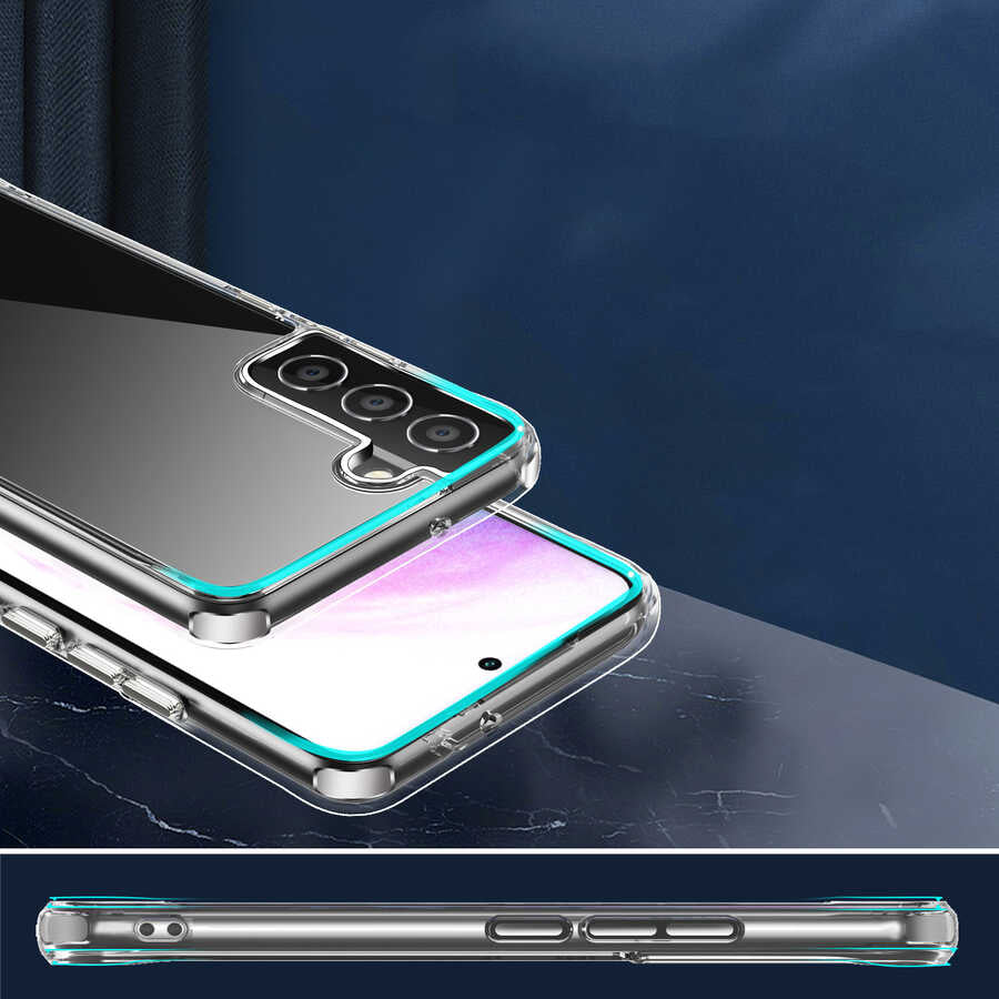 Galaxy S22 Plus Kılıf Zore Forst Kapak Renksiz