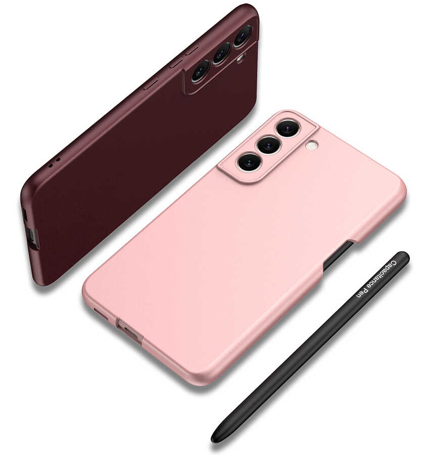 Galaxy S22 Plus Kılıf Zore Kalemli Kıpta Kapak Siyah