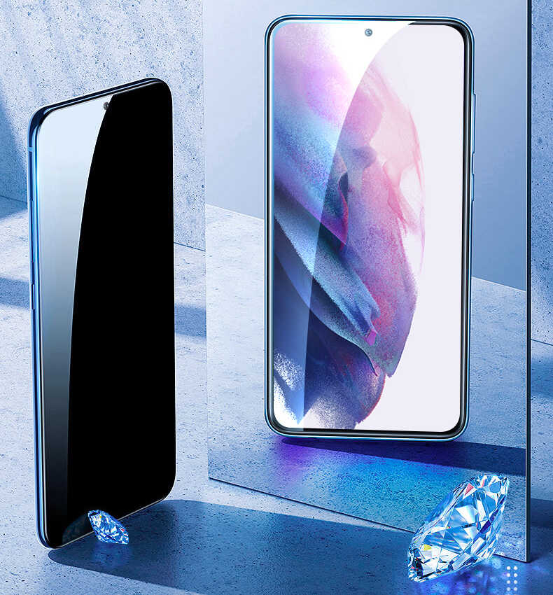 Galaxy S22 Plus Zore Full Glue Kind Dias Cam Ekran Koruyucu Siyah