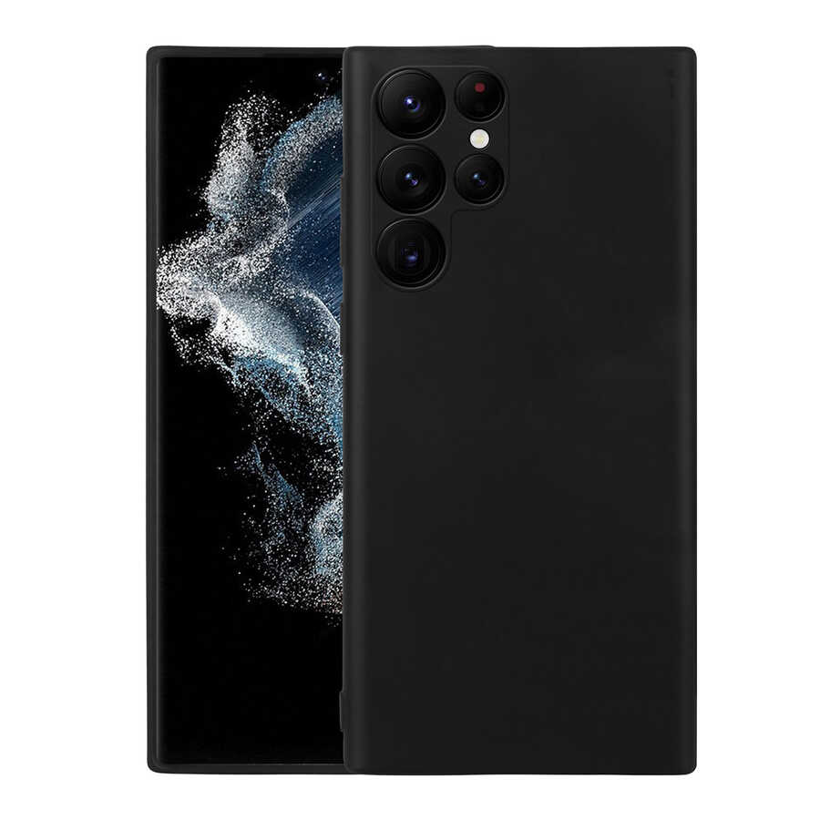 Galaxy S22 Ultra Kılıf Zore Mara Lansman Kapak Siyah