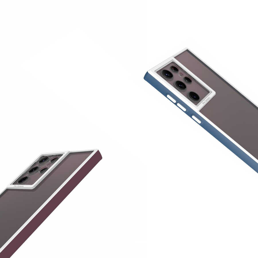 Galaxy S22 Ultra Kılıf Zore Mima Kapak Mürdüm