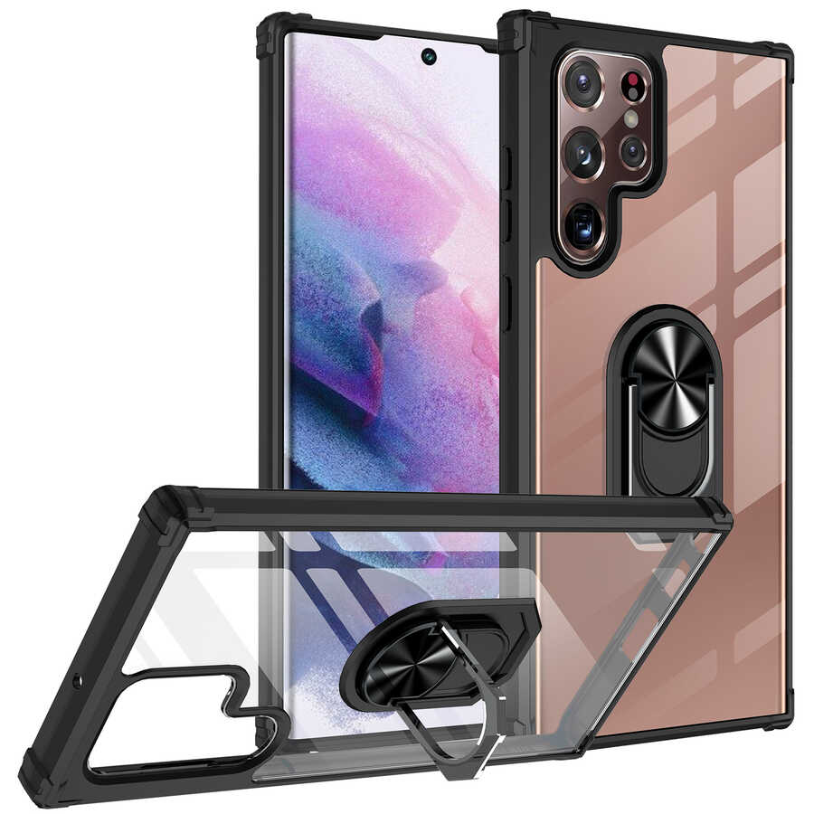 Galaxy S22 Ultra Kılıf Zore Mola Kapak Lacivert