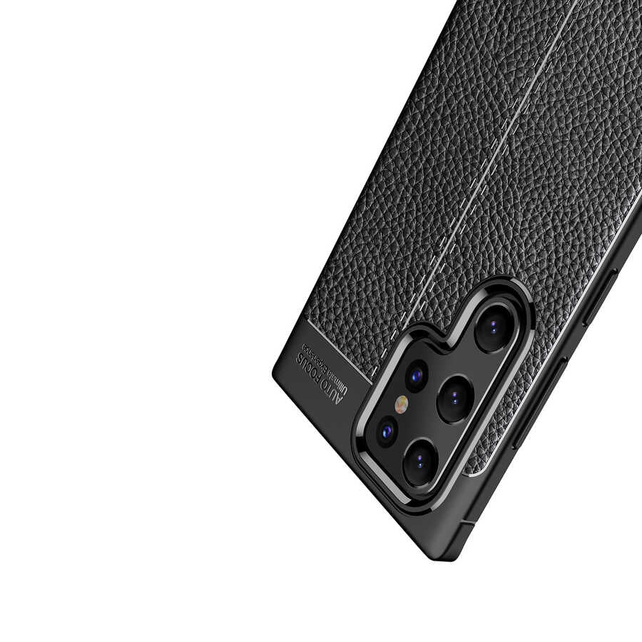 Galaxy S22 Ultra Kılıf Zore Niss Silikon Kapak Siyah