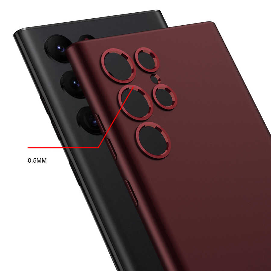 Galaxy S22 Ultra Kılıf Zore Silikon Kıpta Kapak Koyu Yeşil