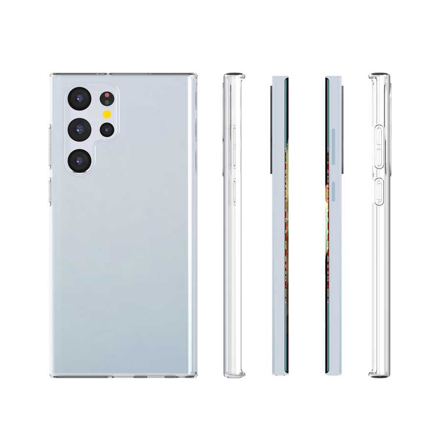 Galaxy S22 Ultra Kılıf Zore Süper Silikon Kapak Renksiz