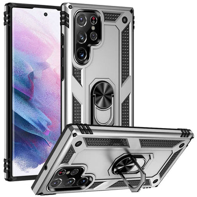 Galaxy S22 Ultra Kılıf Zore Vega Kapak Siyah